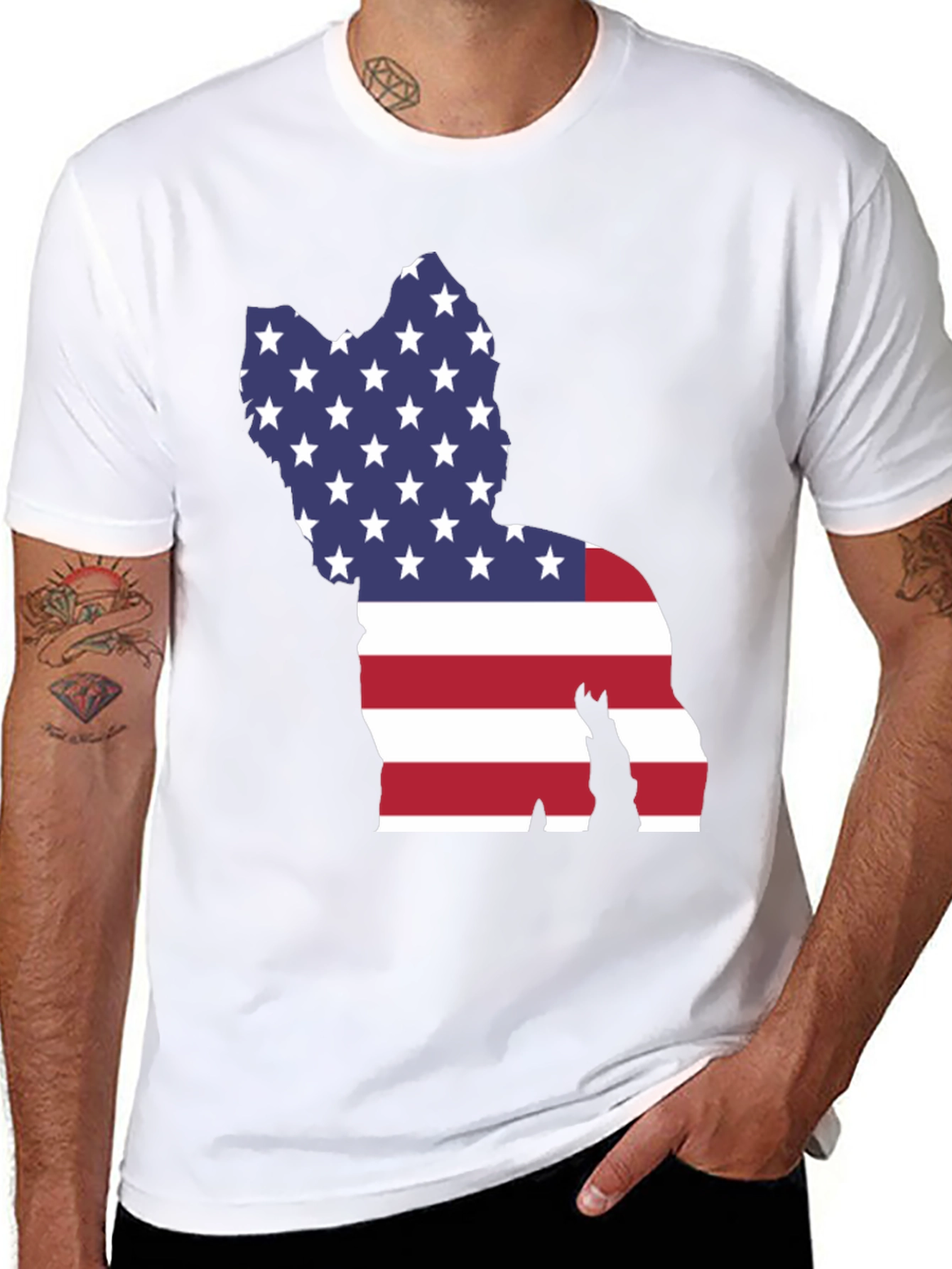 American Yorkshire Terrier Graphic Tee