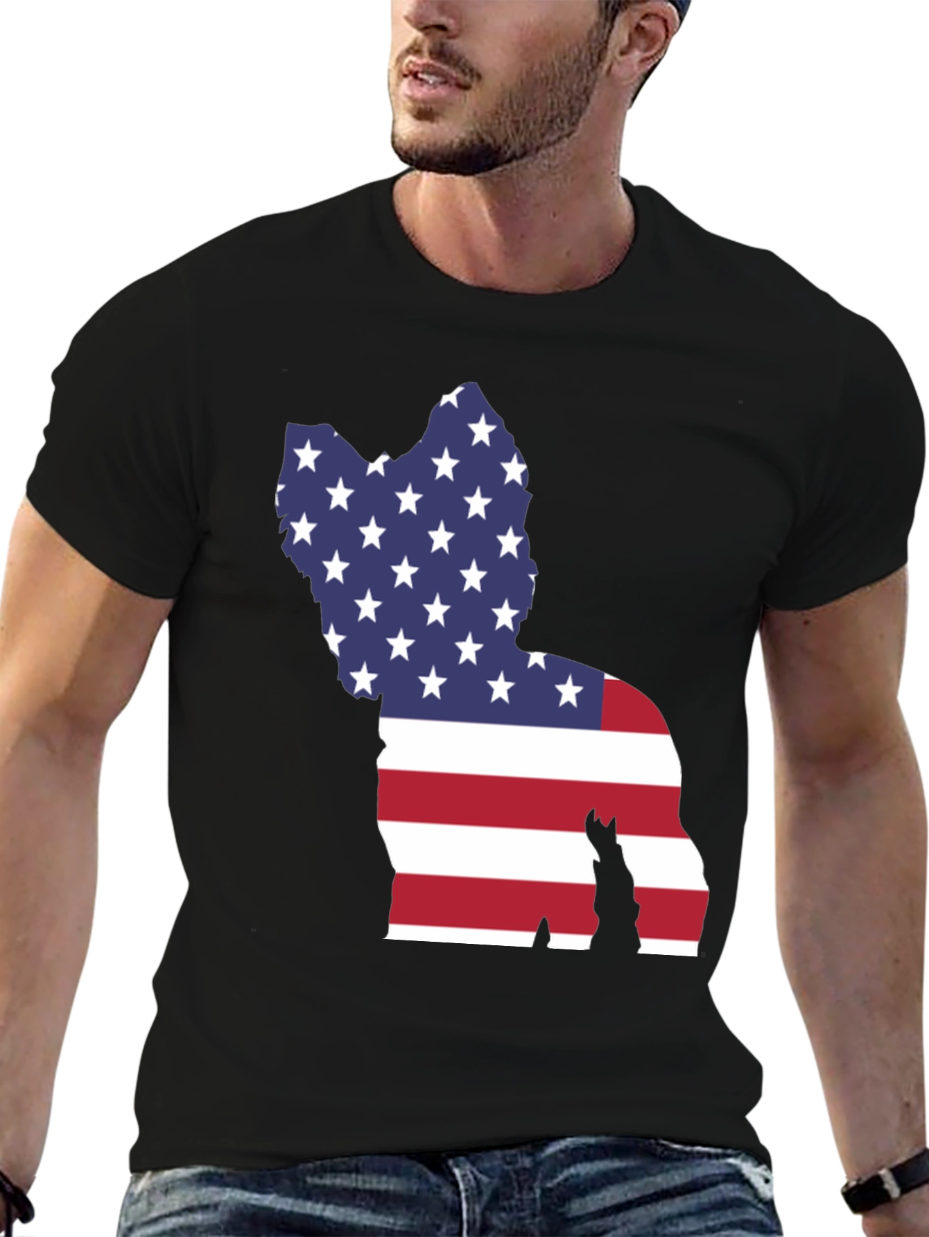 American Yorkshire Terrier Graphic Tee