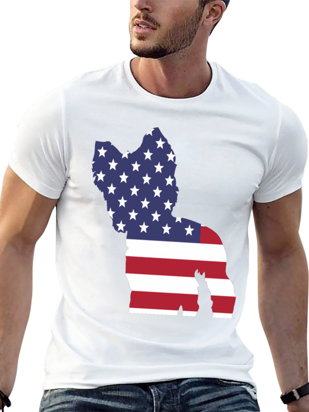 American Yorkshire Terrier Graphic Tee