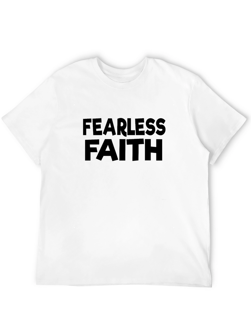 Fearless Faith Black Graphic T-Shirt