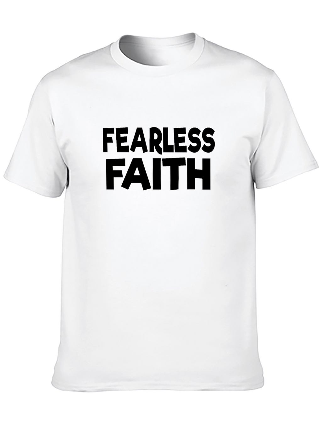 Fearless Faith Black Graphic T-Shirt
