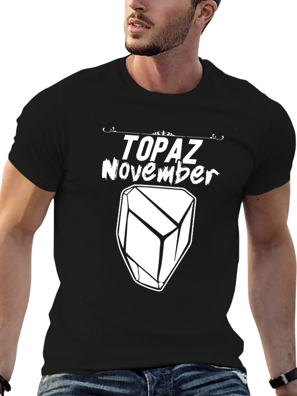 Topaz November Birthday Gemstone T-Shirt