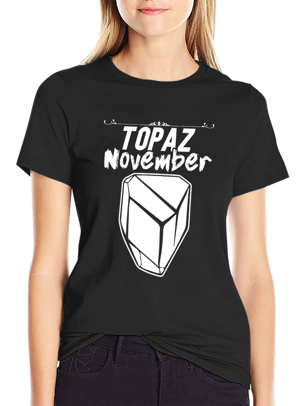 Topaz November Birthday Gemstone T-Shirt