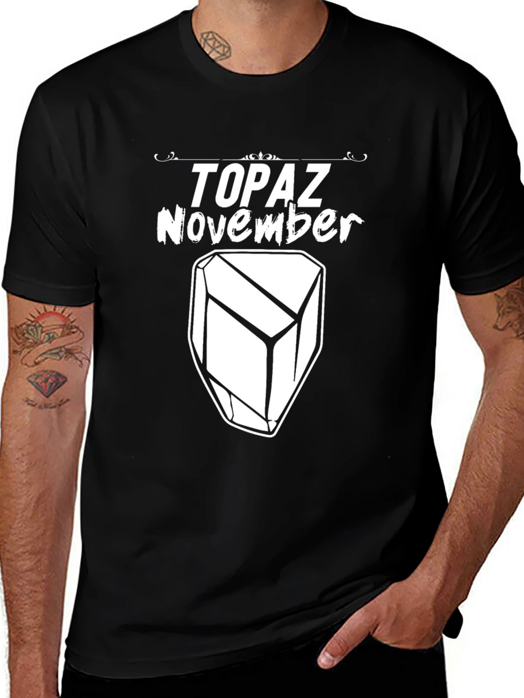 Topaz November Birthday Gemstone T-Shirt