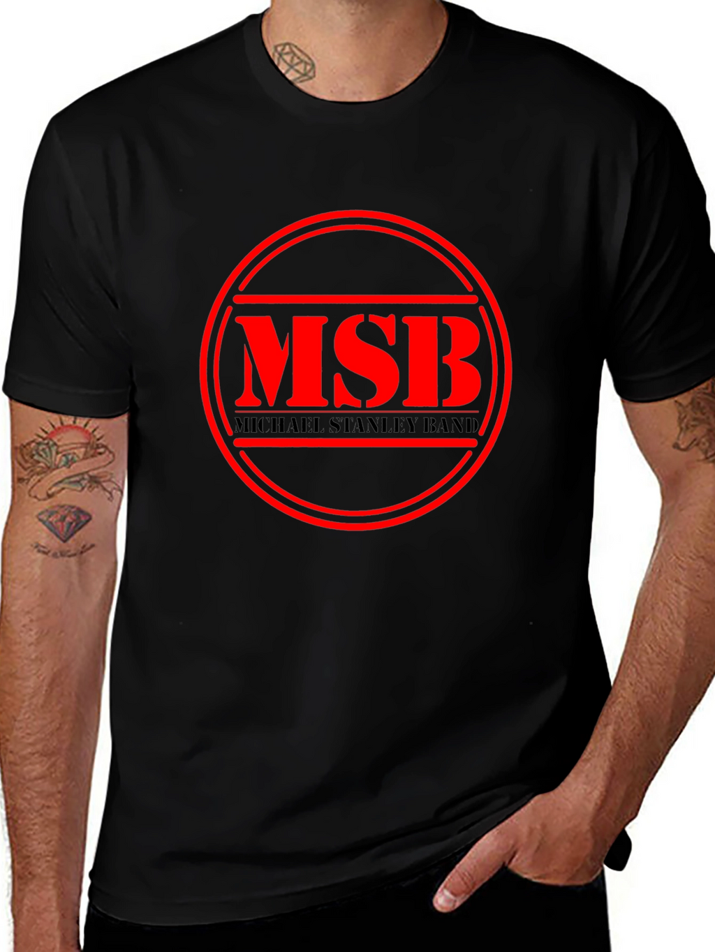 Michael Stanley Band MSB Black T-Shirt