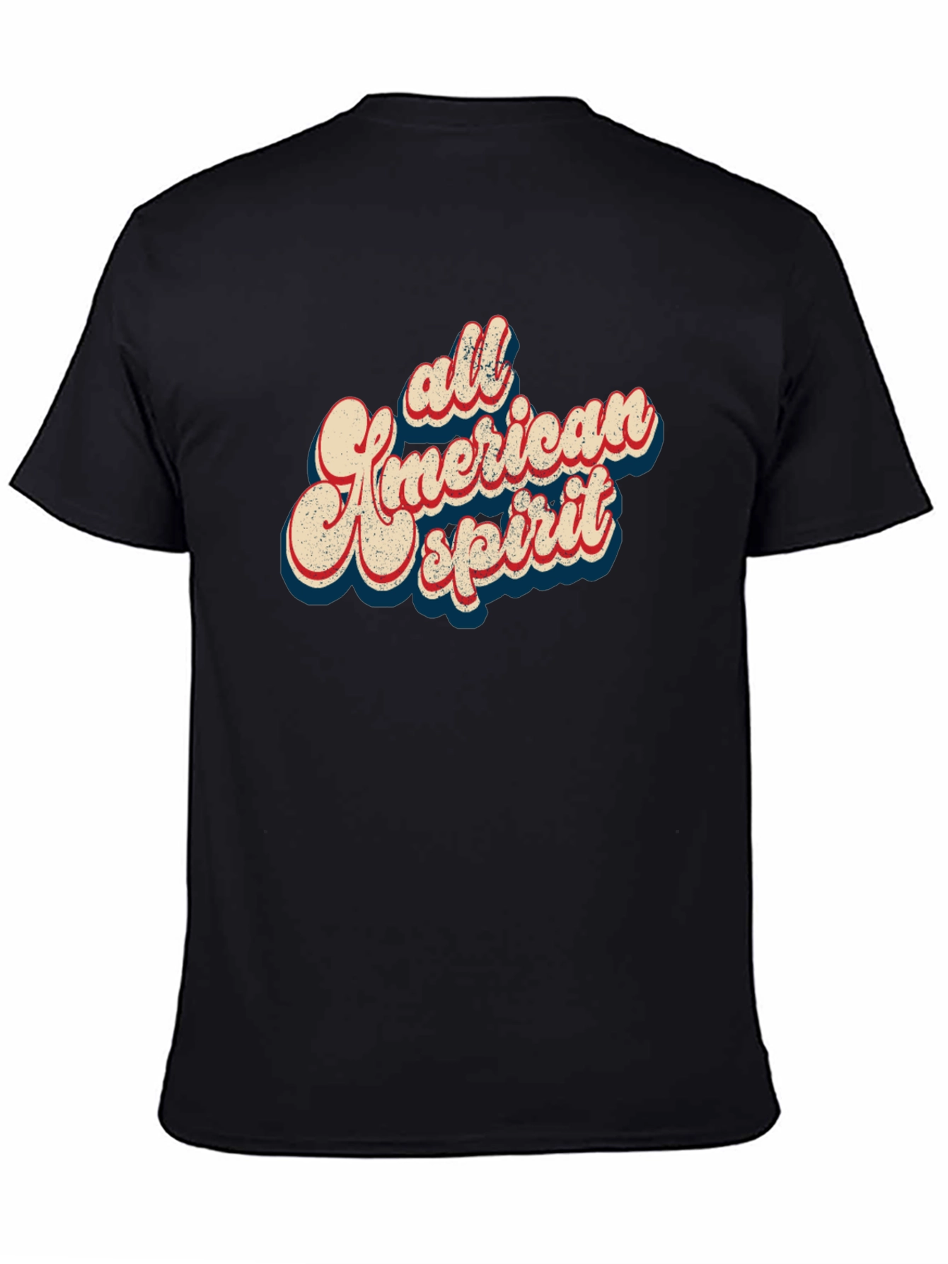 All American Spirit Graphic Tee - Black