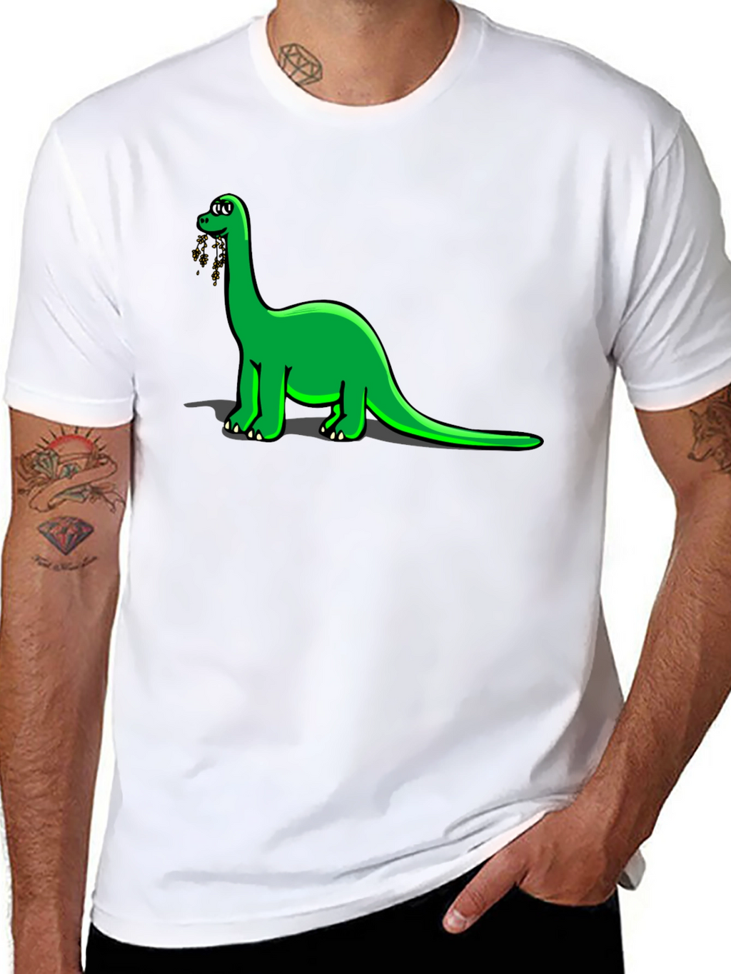Dino Lovers Black T-Shirt