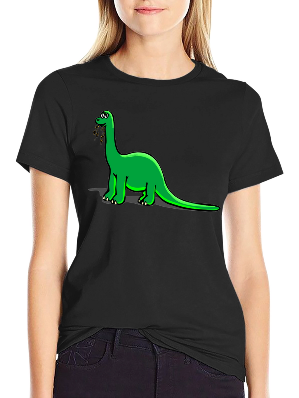 Dino Lovers Black T-Shirt