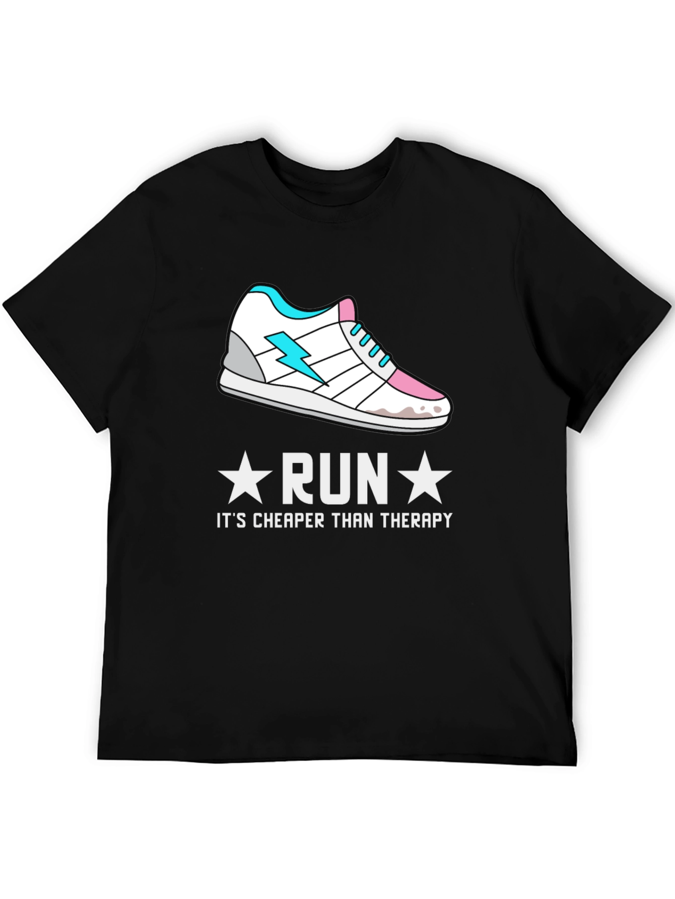 Run Cheaper Than Therapy Graphic Tee - Activewear Shirt