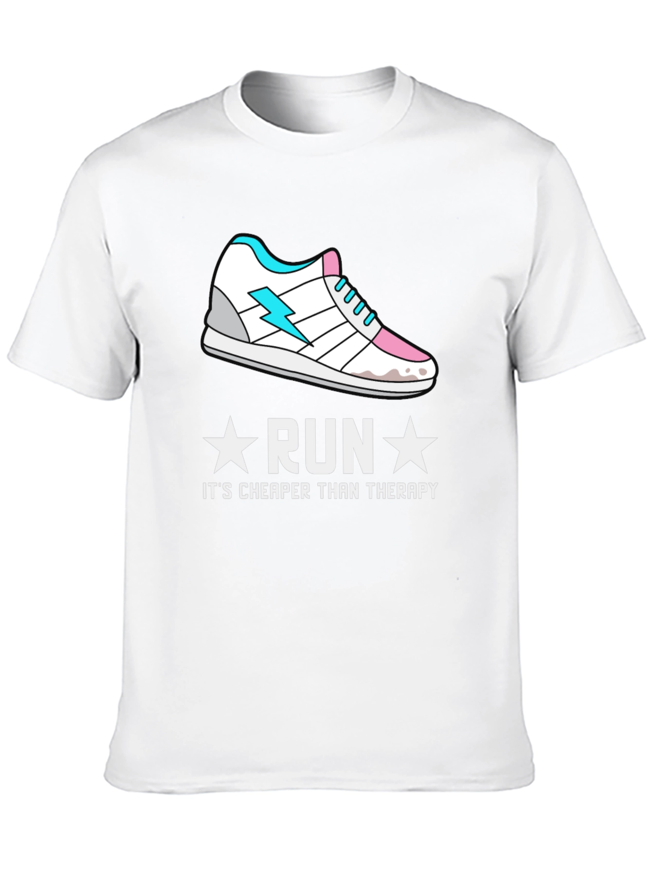 Run Cheaper Than Therapy Graphic Tee - Activewear Shirt