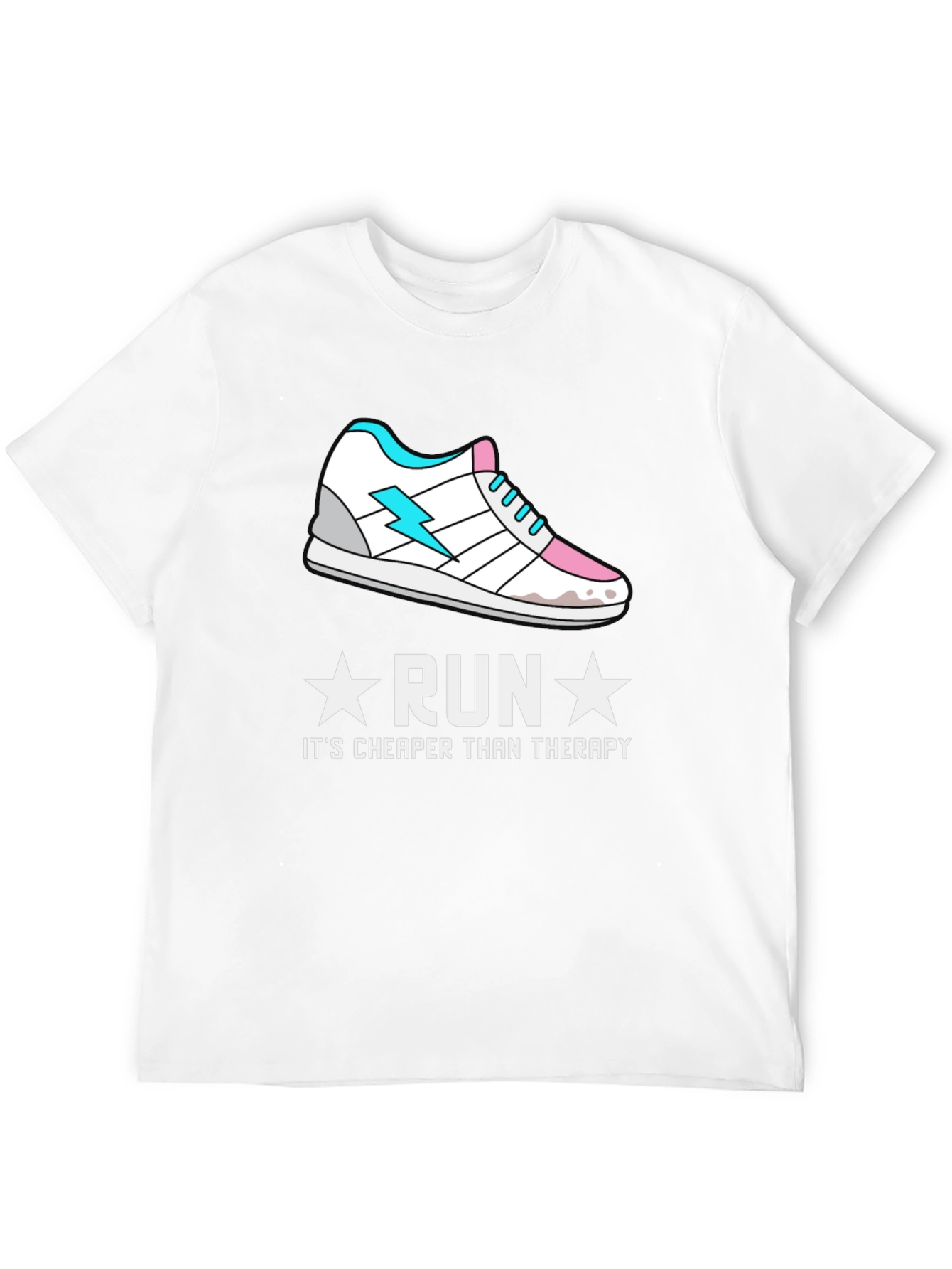 Run Cheaper Than Therapy Graphic Tee - Activewear Shirt