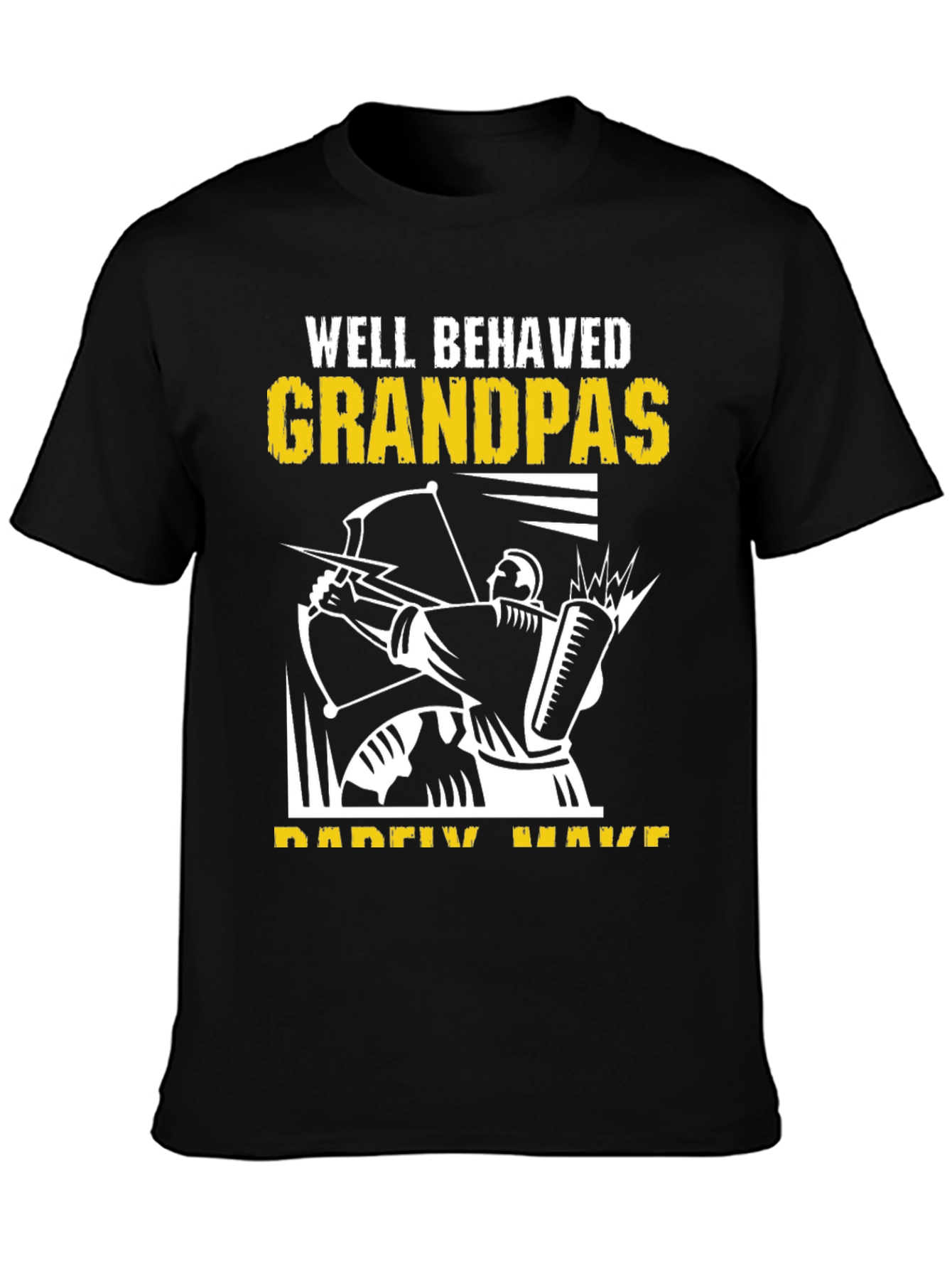 Well Behaved Grandpas Archery T-Shirt