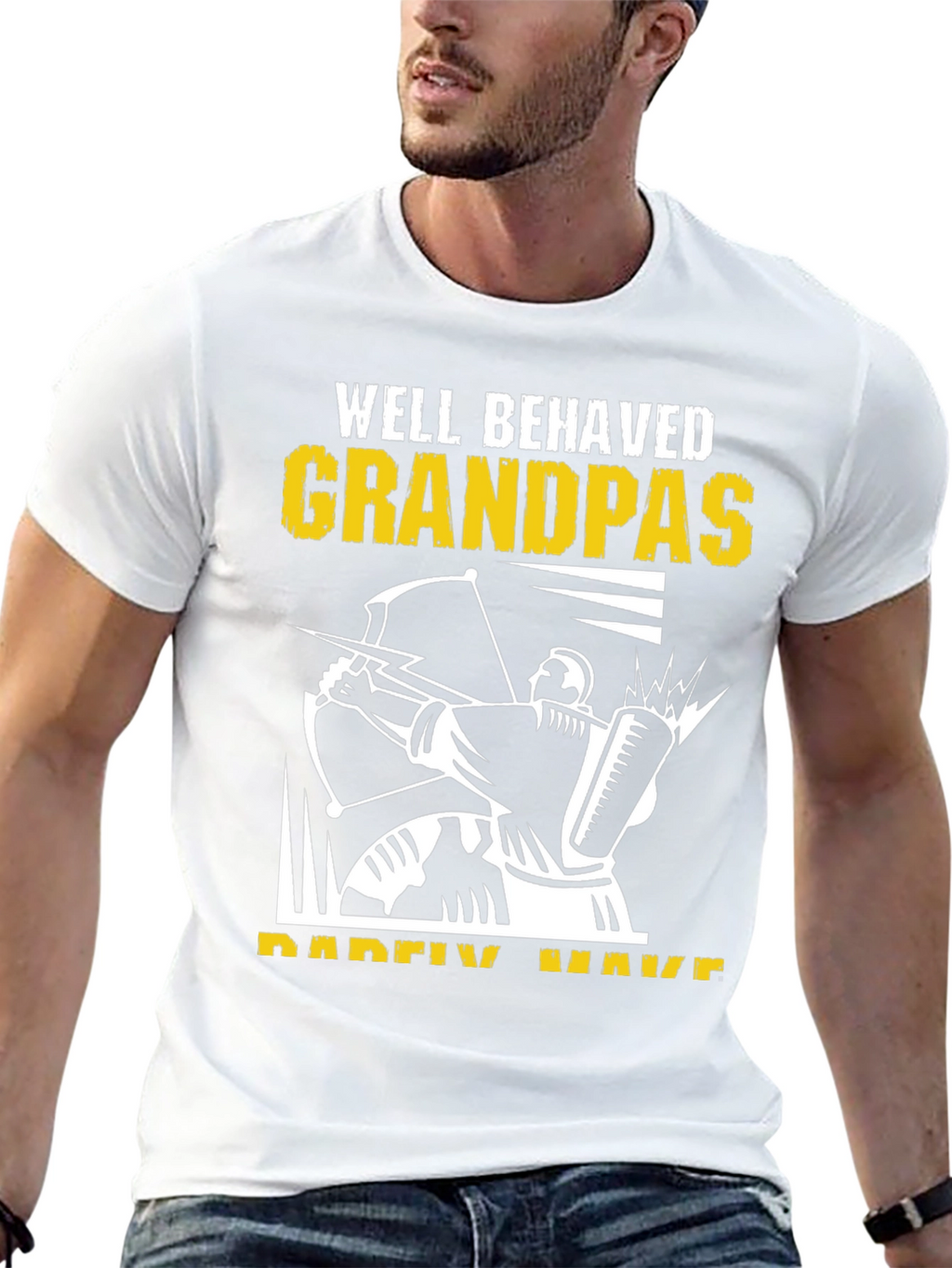 Well Behaved Grandpas Archery T-Shirt