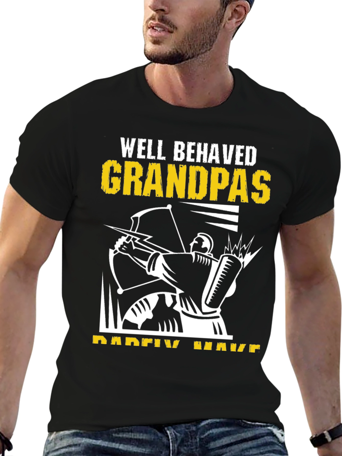 Well Behaved Grandpas Archery T-Shirt