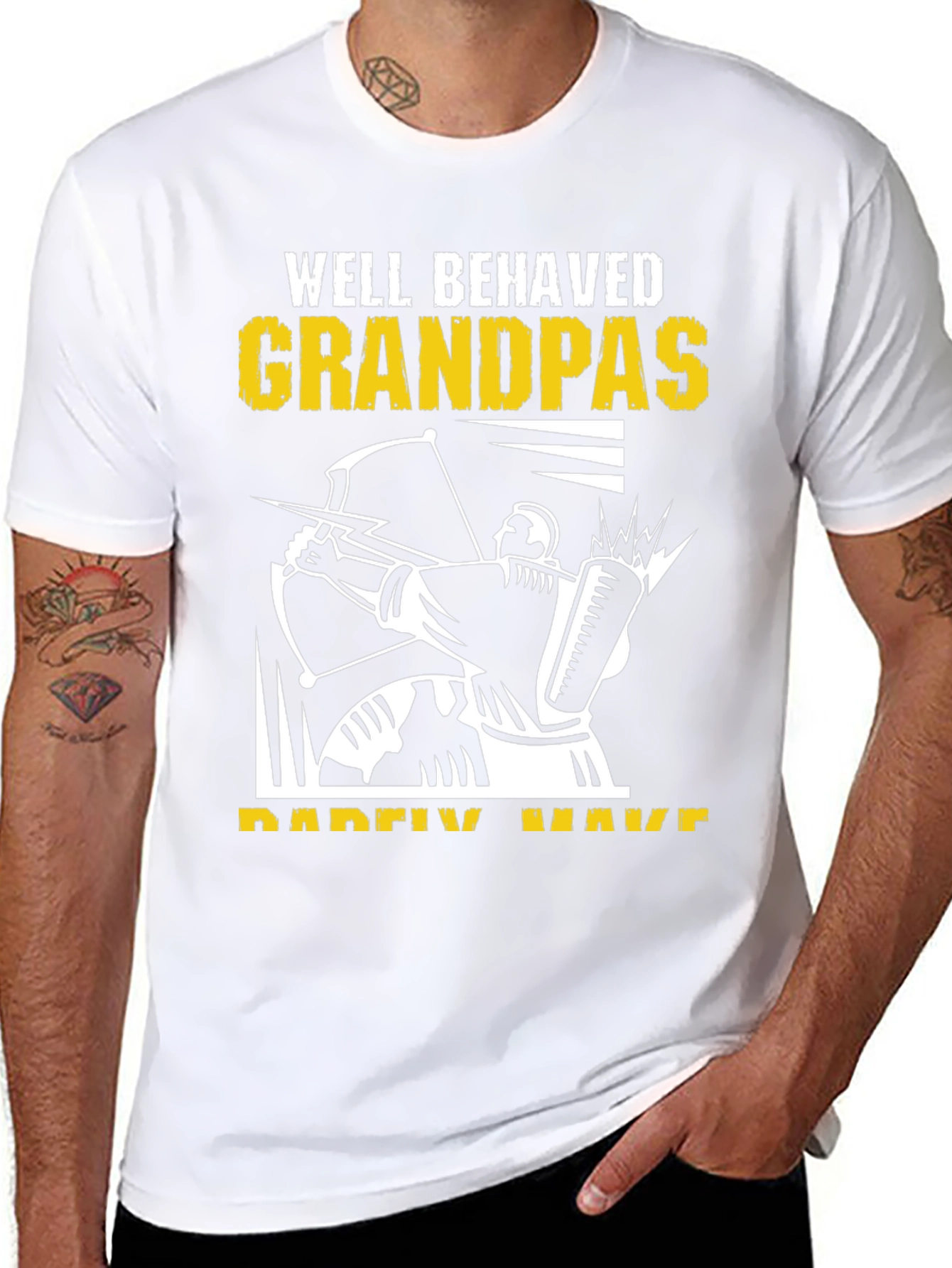 Well Behaved Grandpas Archery T-Shirt