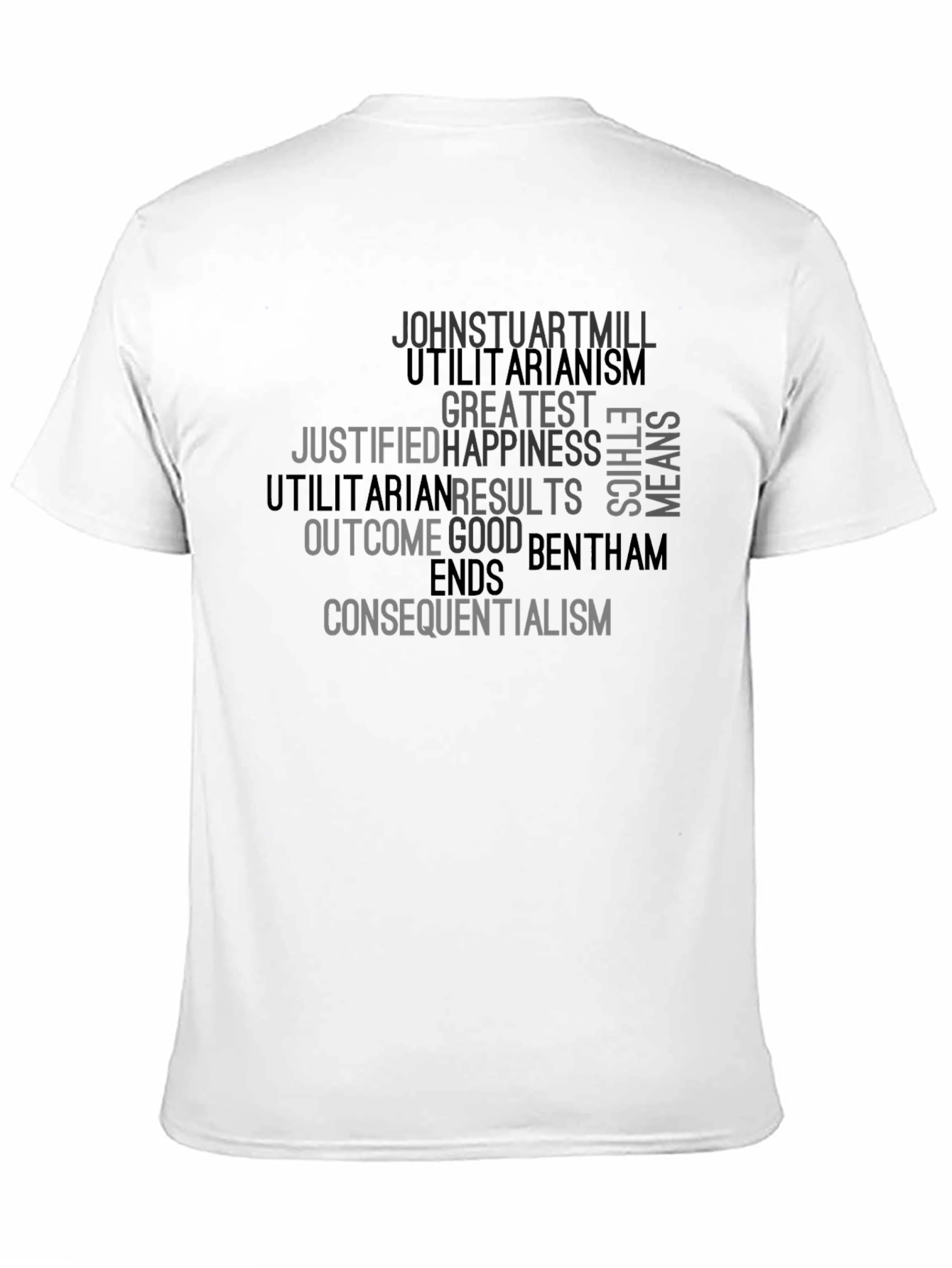 Utilitarian Philosophy T-Shirt - Ethics & Morality
