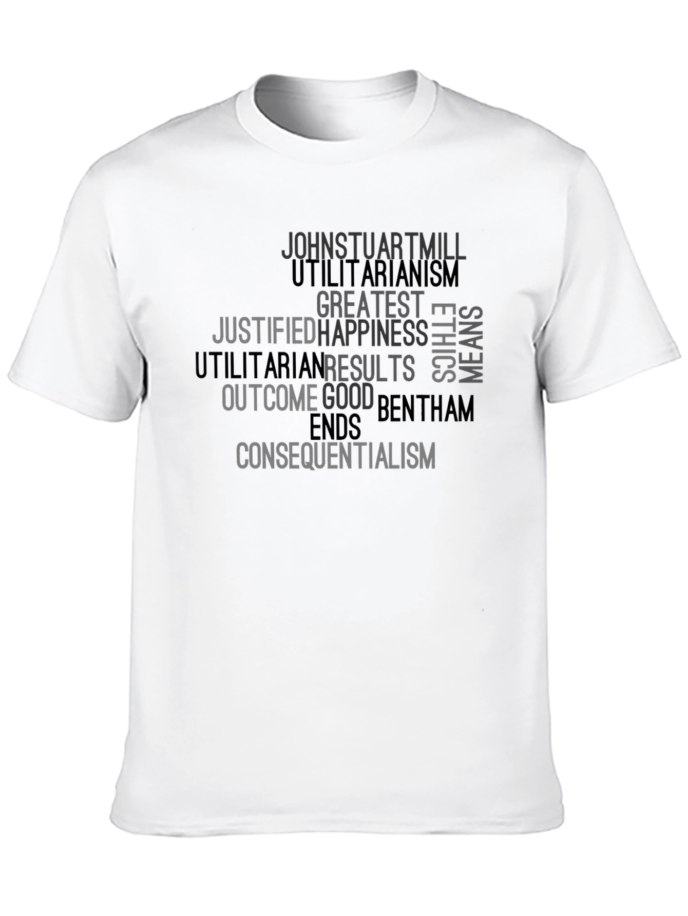 Utilitarian Philosophy T-Shirt - Ethics & Morality