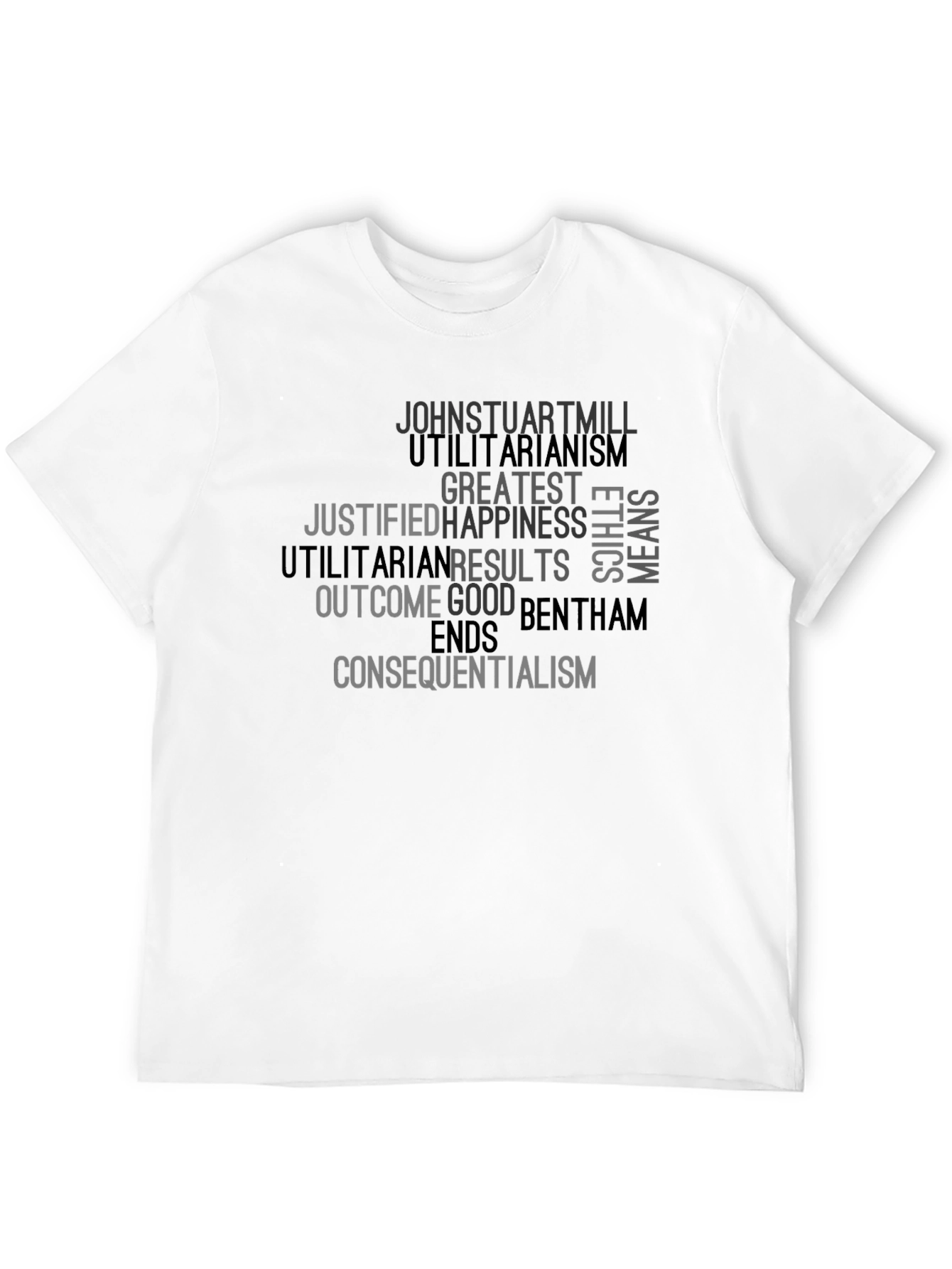 Utilitarian Philosophy T-Shirt - Ethics & Morality