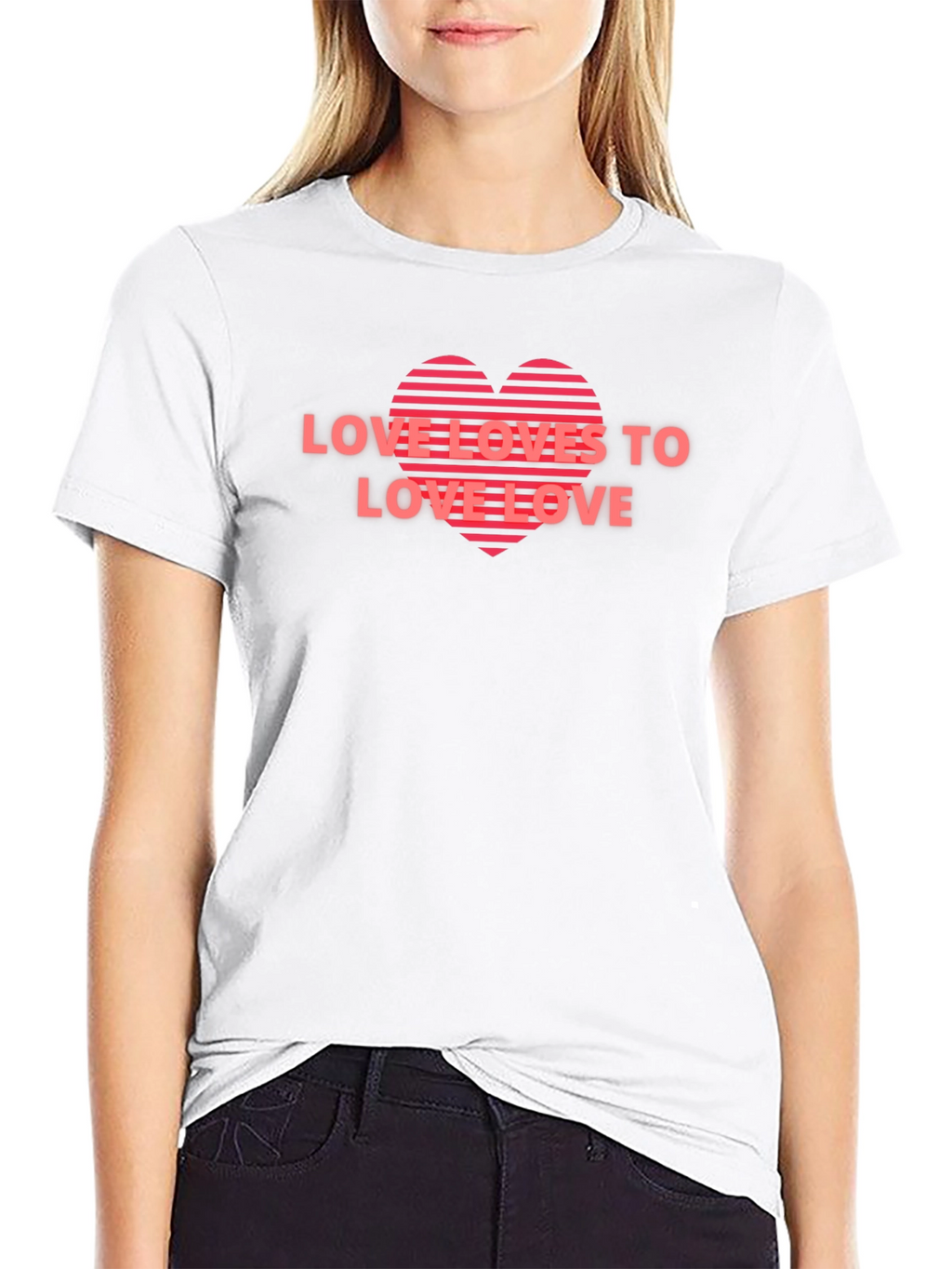 Love Loves To Love Love Graphic Tee