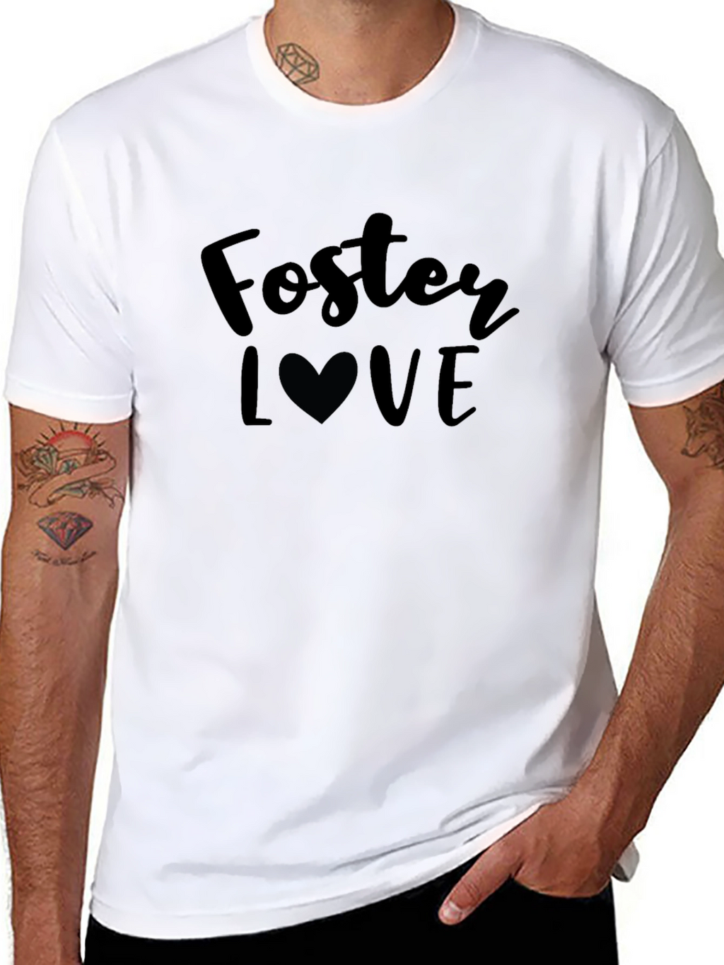 Foster Love Graphic Tee - Show Your Support!