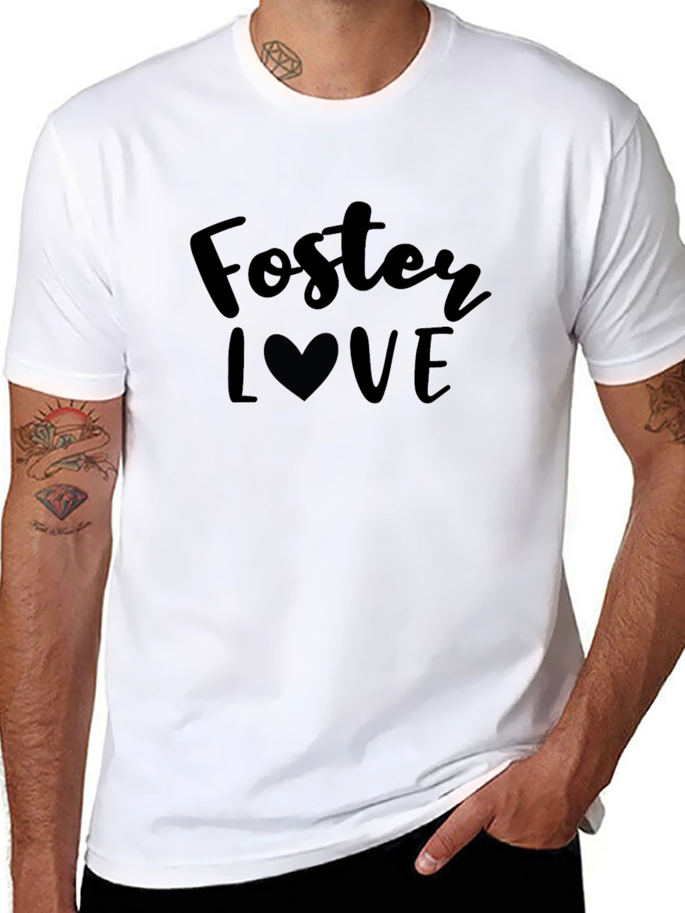 Foster Love Graphic Tee - Show Your Support!