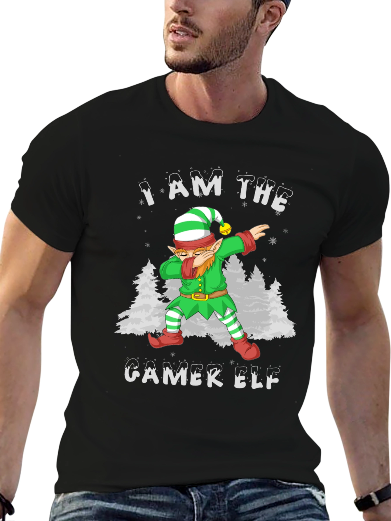 I Am The Gamer Elf Holiday T-Shirt
