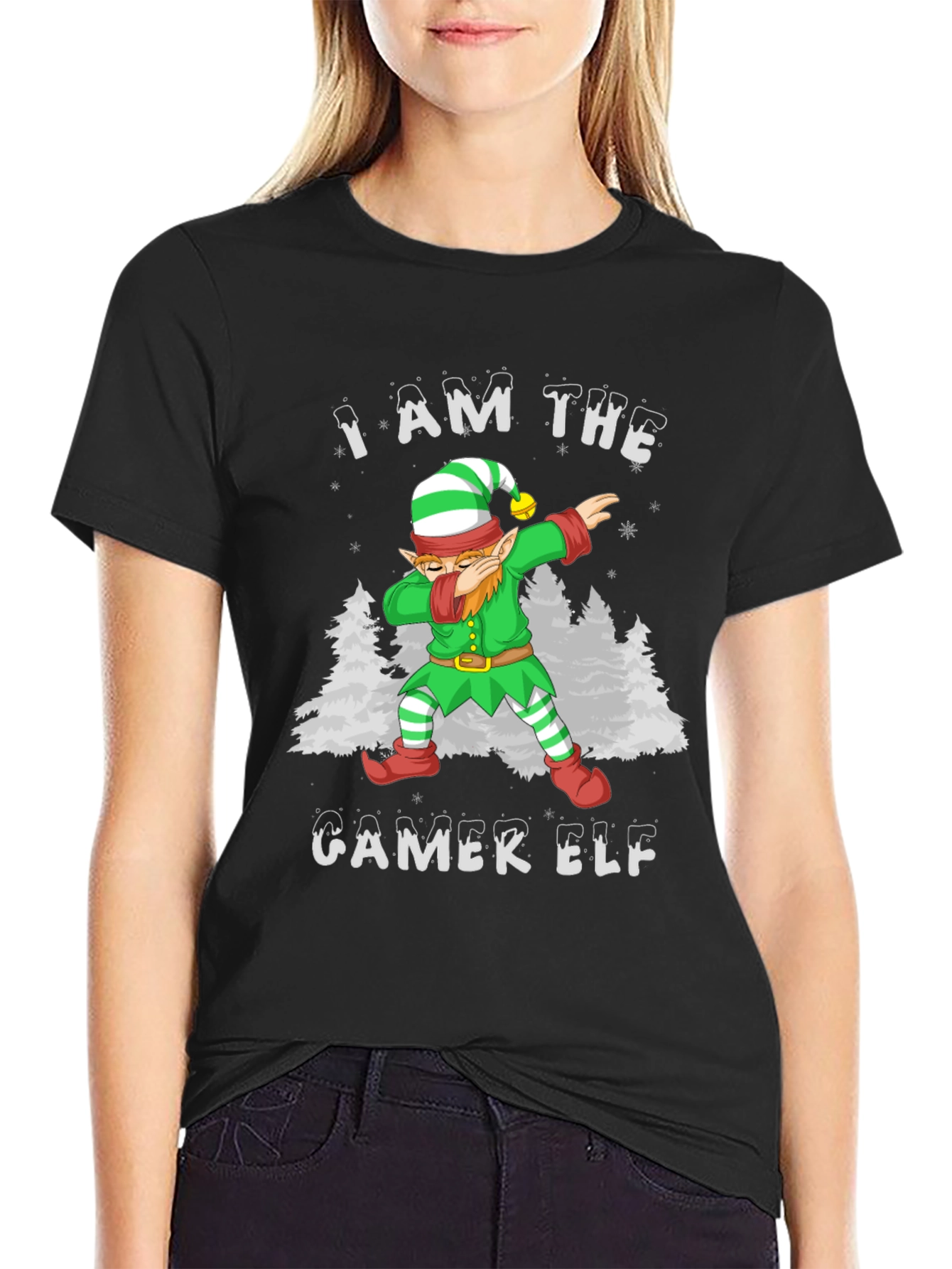 I Am The Gamer Elf Holiday T-Shirt