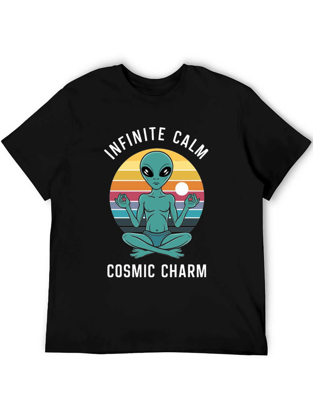 Infinite Calm Cosmic Charm Graphic T-Shirt