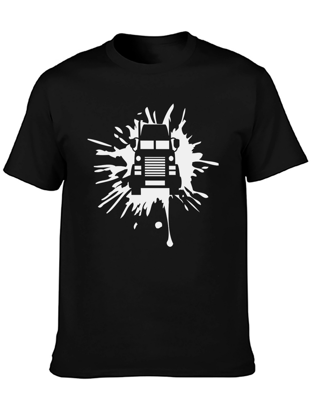 Truck Splash T-Shirt - Cool Graphic Tee