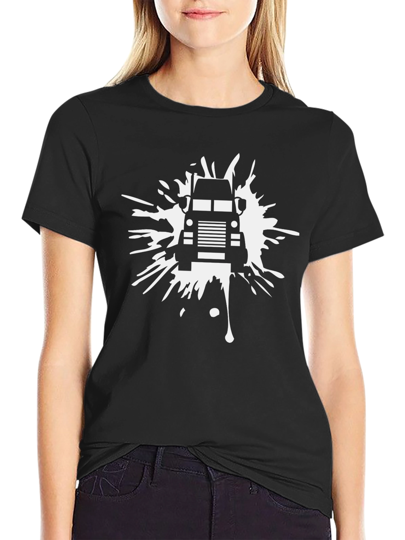 Truck Splash T-Shirt - Cool Graphic Tee