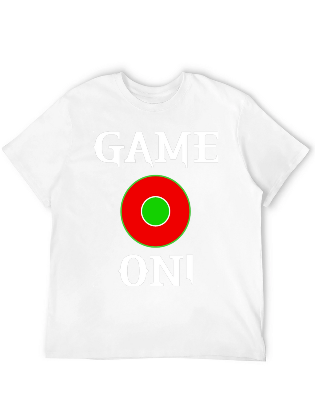 Game On Graphic Tee - Black Cotton T-Shirt