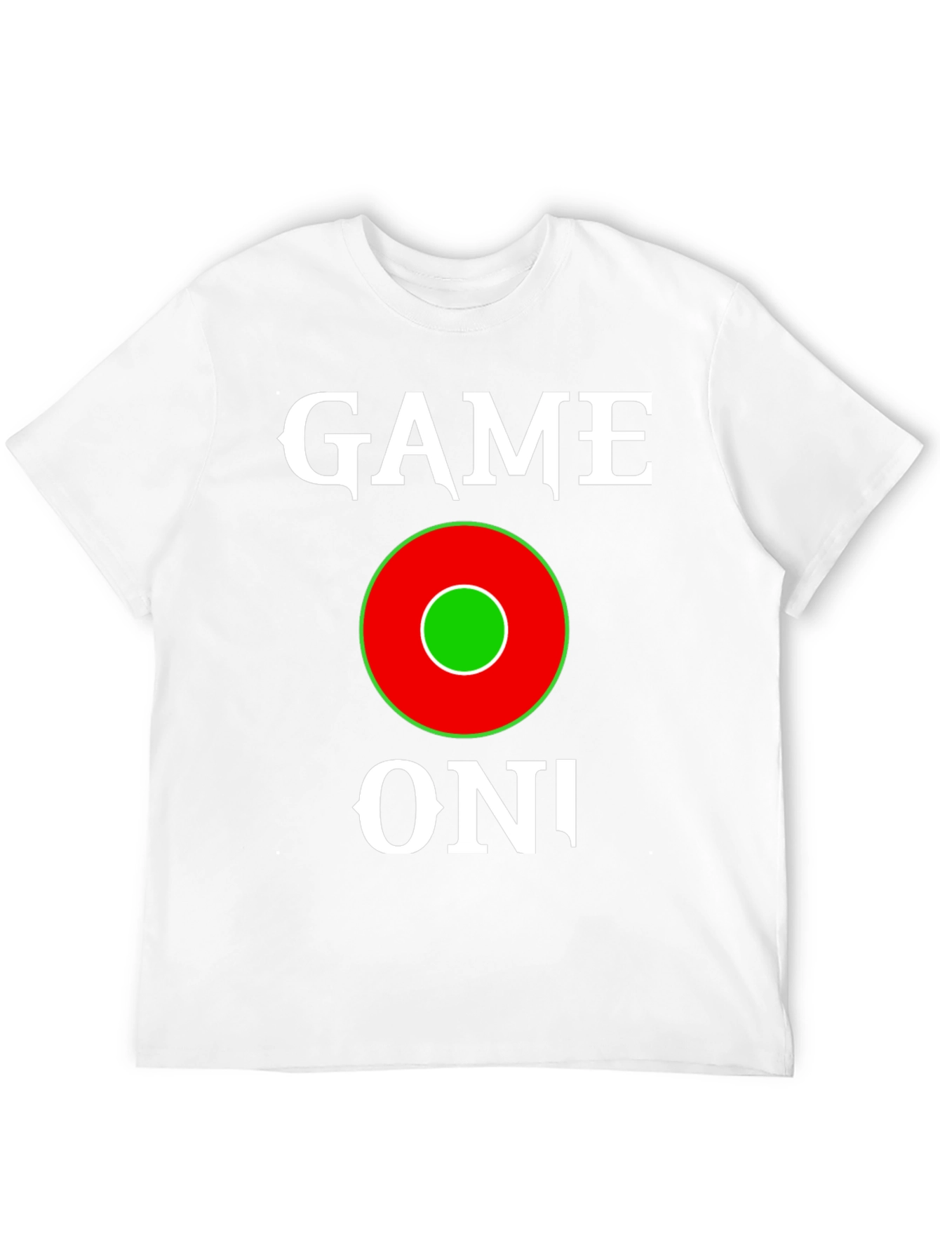 Game On Graphic Tee - Black Cotton T-Shirt