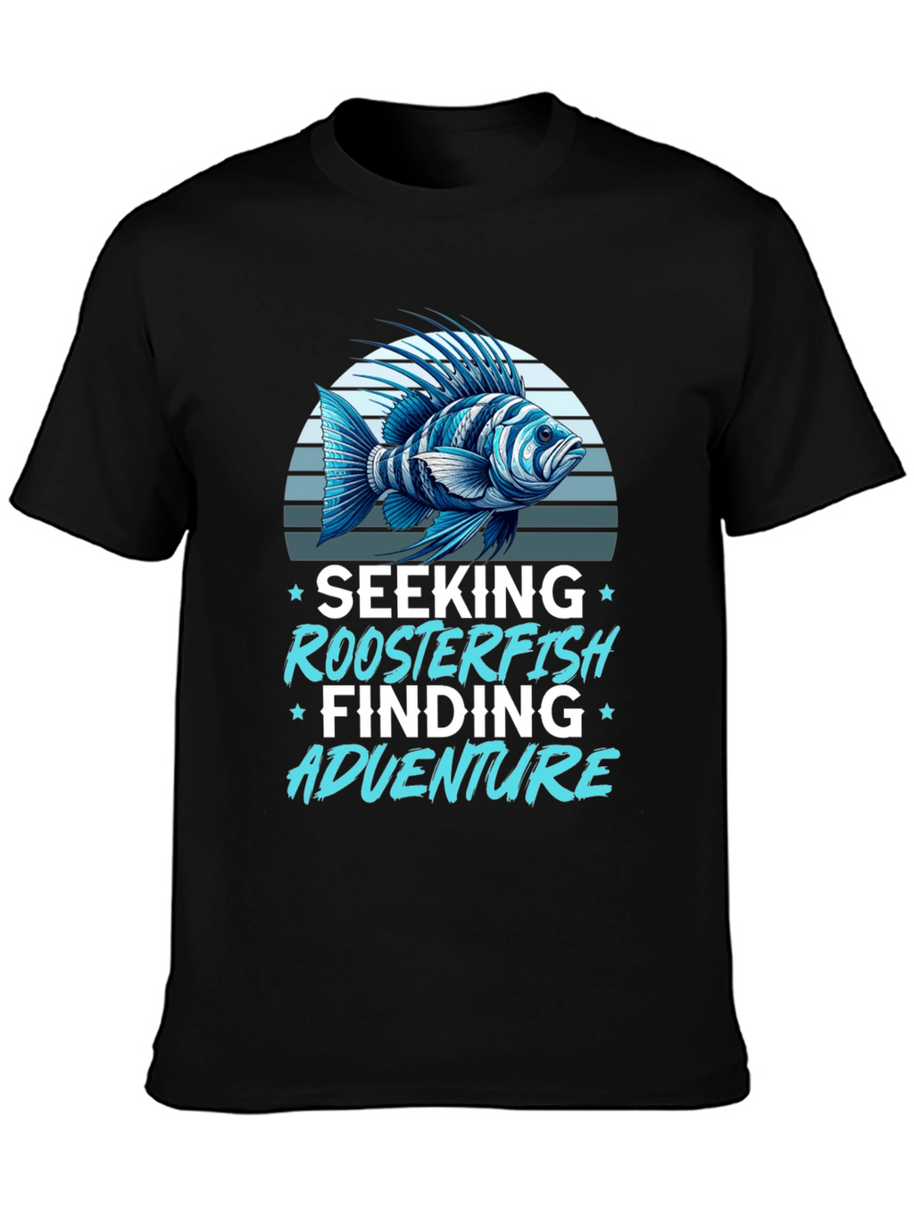 Roosterfish Adventure Black T-Shirt