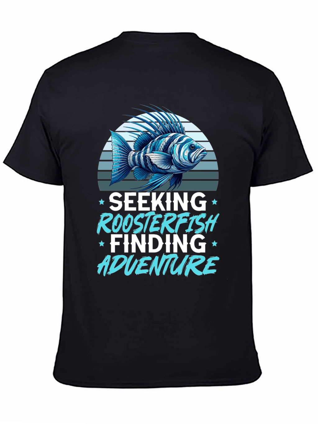 Roosterfish Adventure Black T-Shirt
