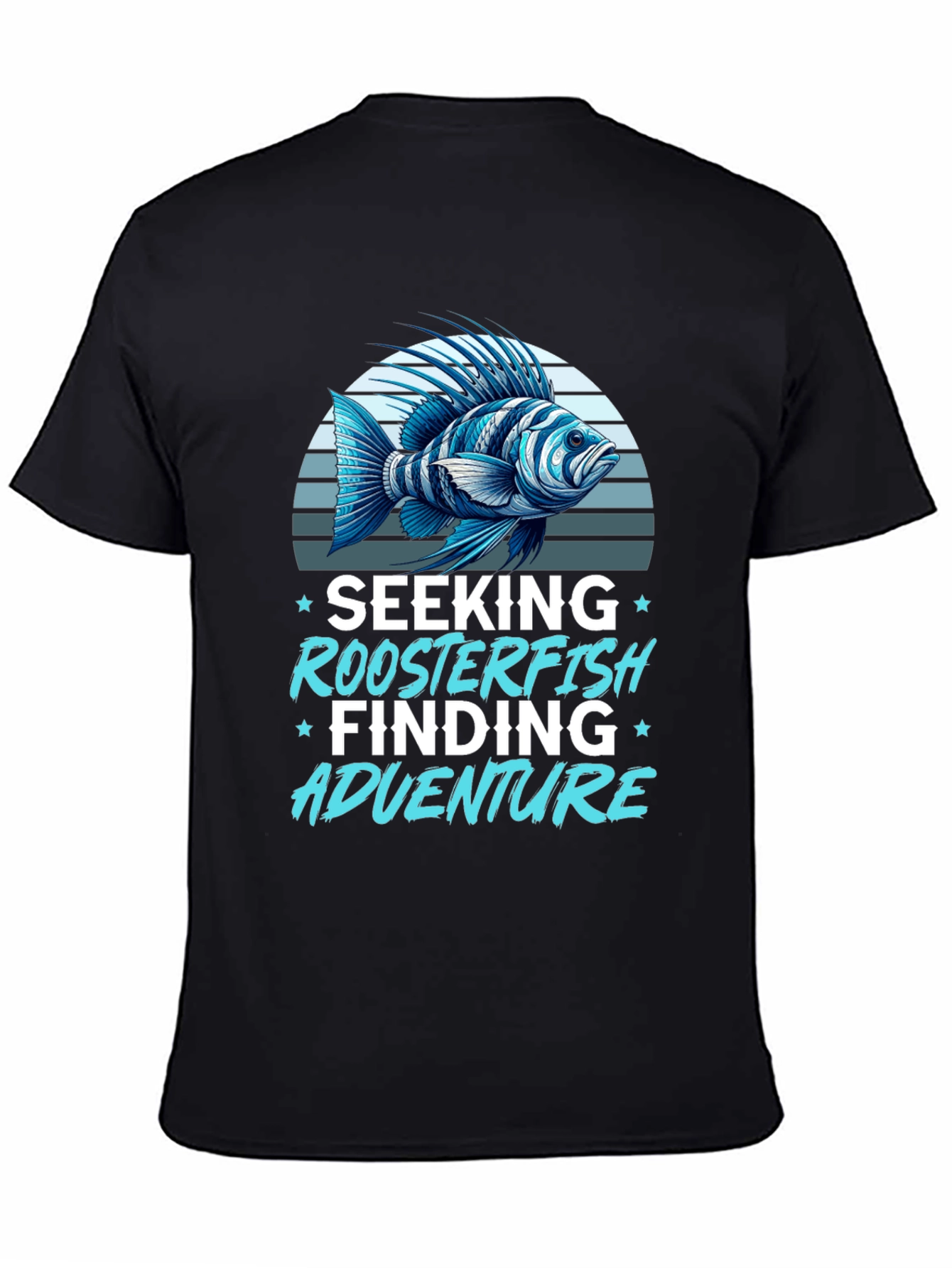 Roosterfish Adventure Black T-Shirt