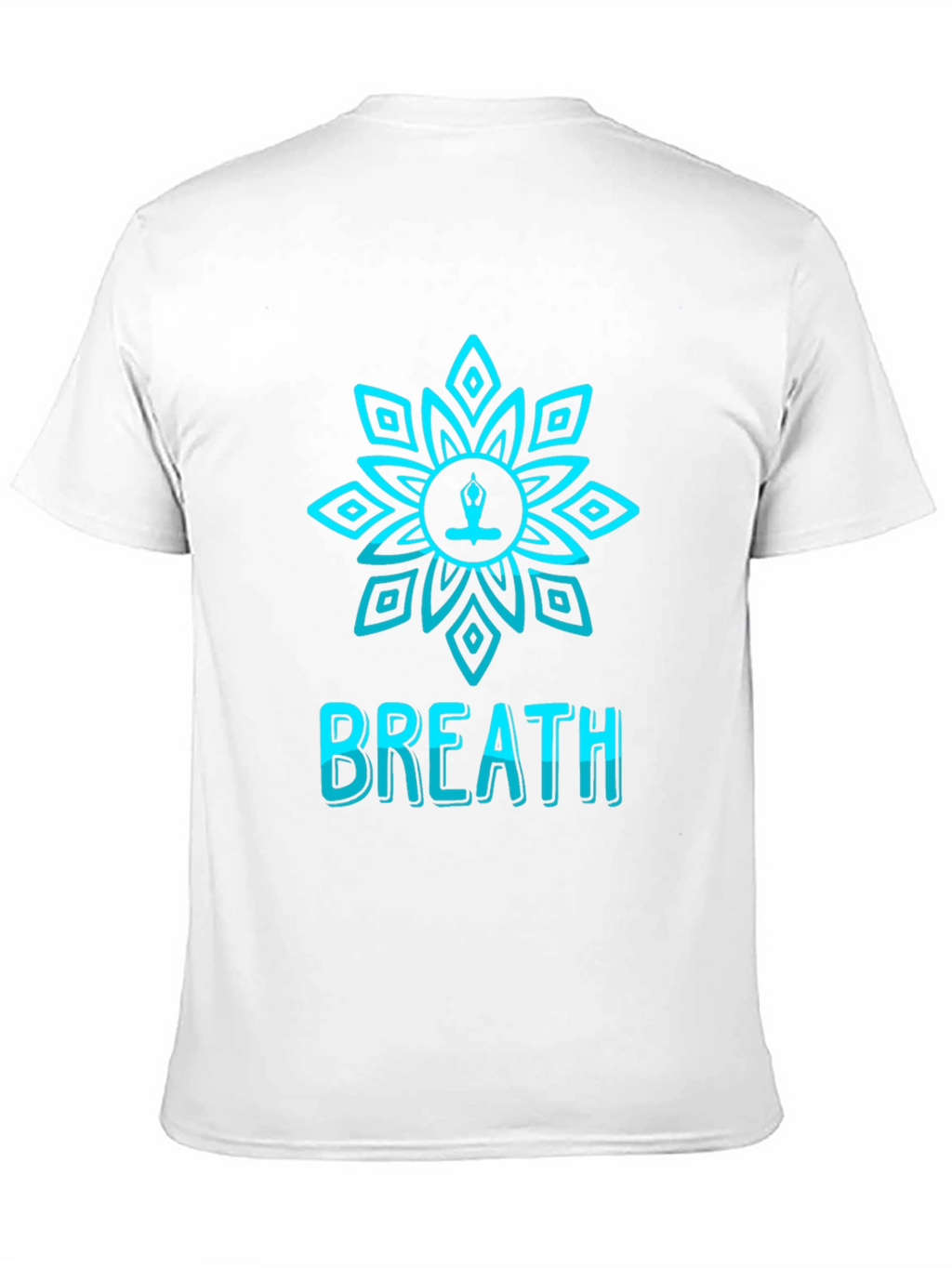 Breath Lotus T-Shirt - Meditative Design