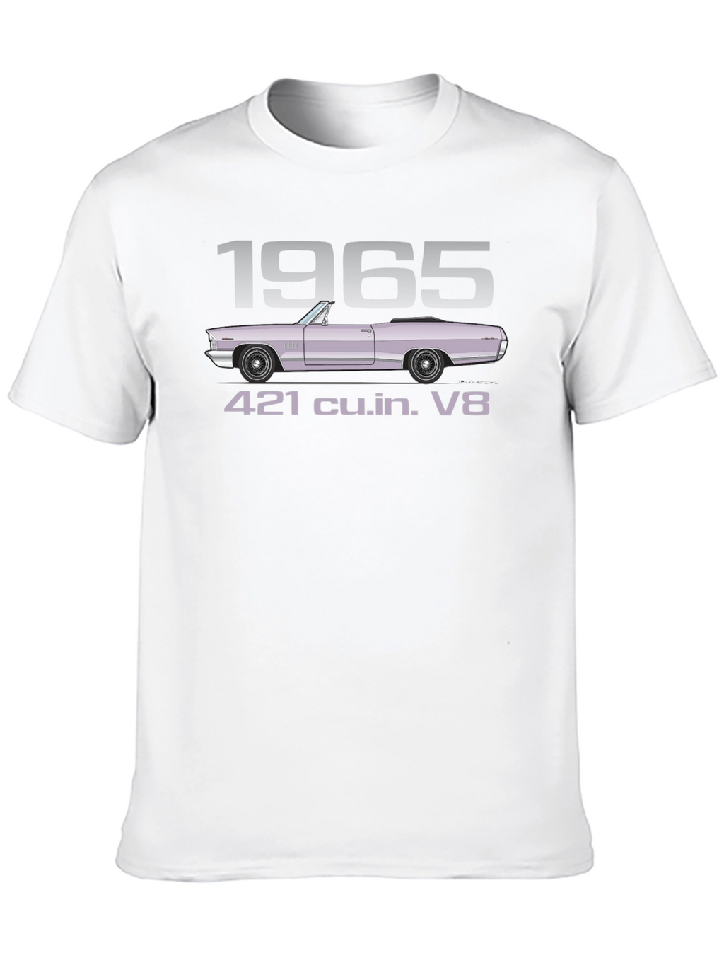 1965 Classic Car Graphic Tee - 421 cu.in. V8