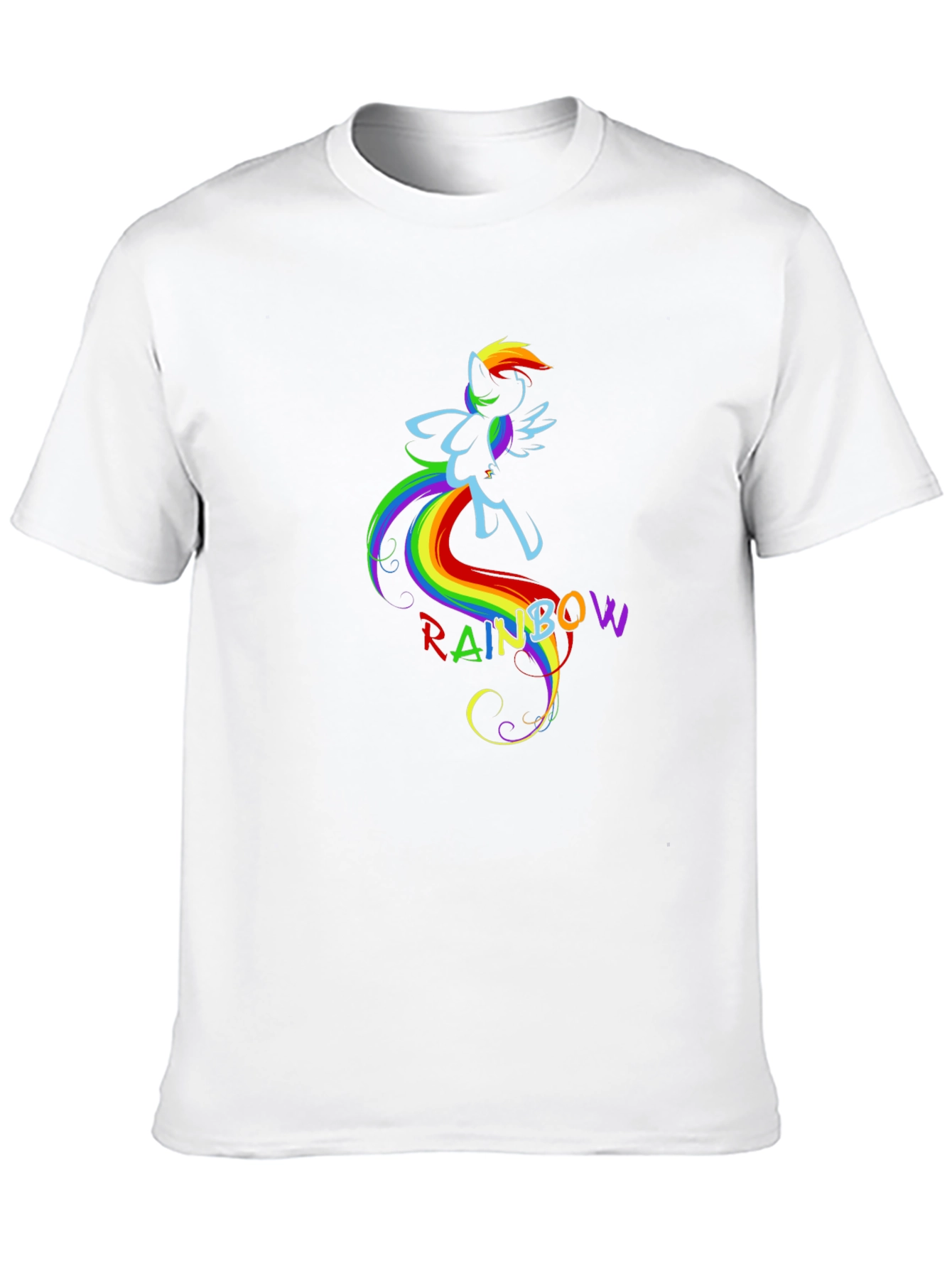 Rainbow Dash Graphic Tee - Black