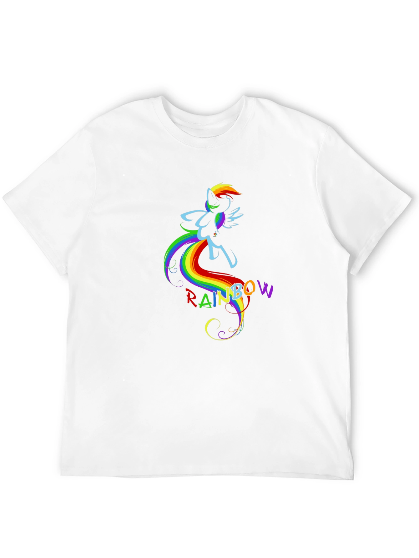 Rainbow Dash Graphic Tee - Black
