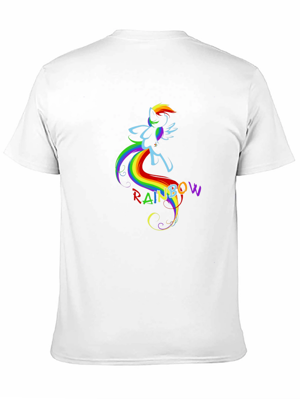 Rainbow Dash Graphic Tee - Black
