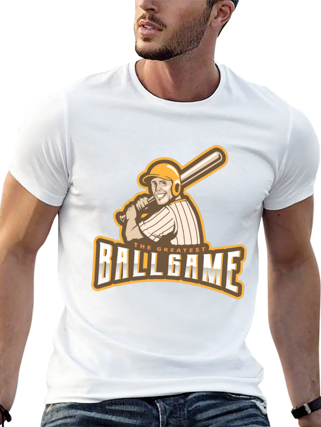 The Greatest Ballgame T-Shirt - Baseball Player Graphic Tee