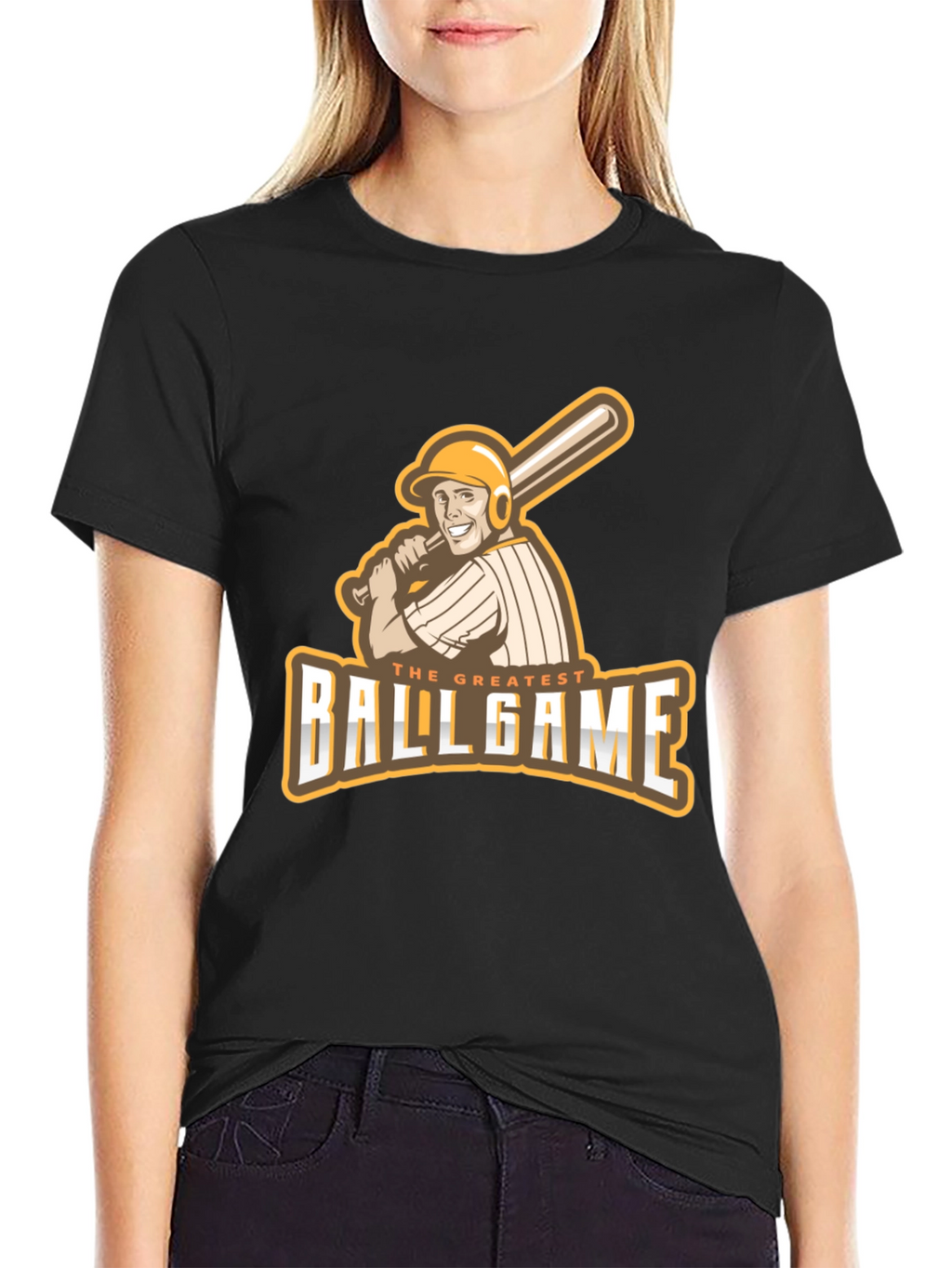 The Greatest Ballgame T-Shirt - Baseball Player Graphic Tee