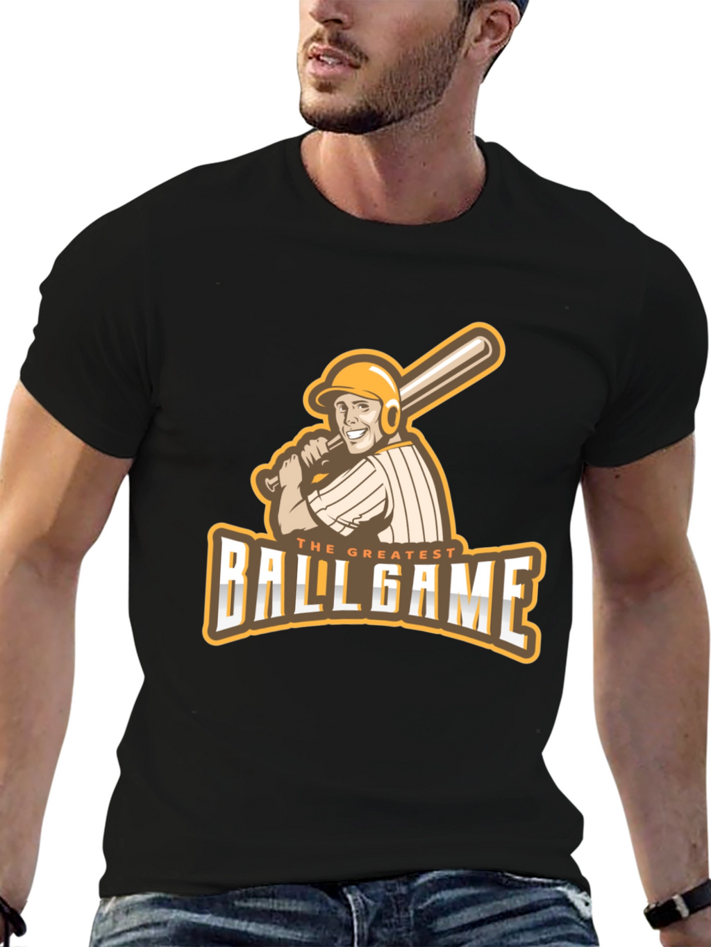 The Greatest Ballgame T-Shirt - Baseball Player Graphic Tee