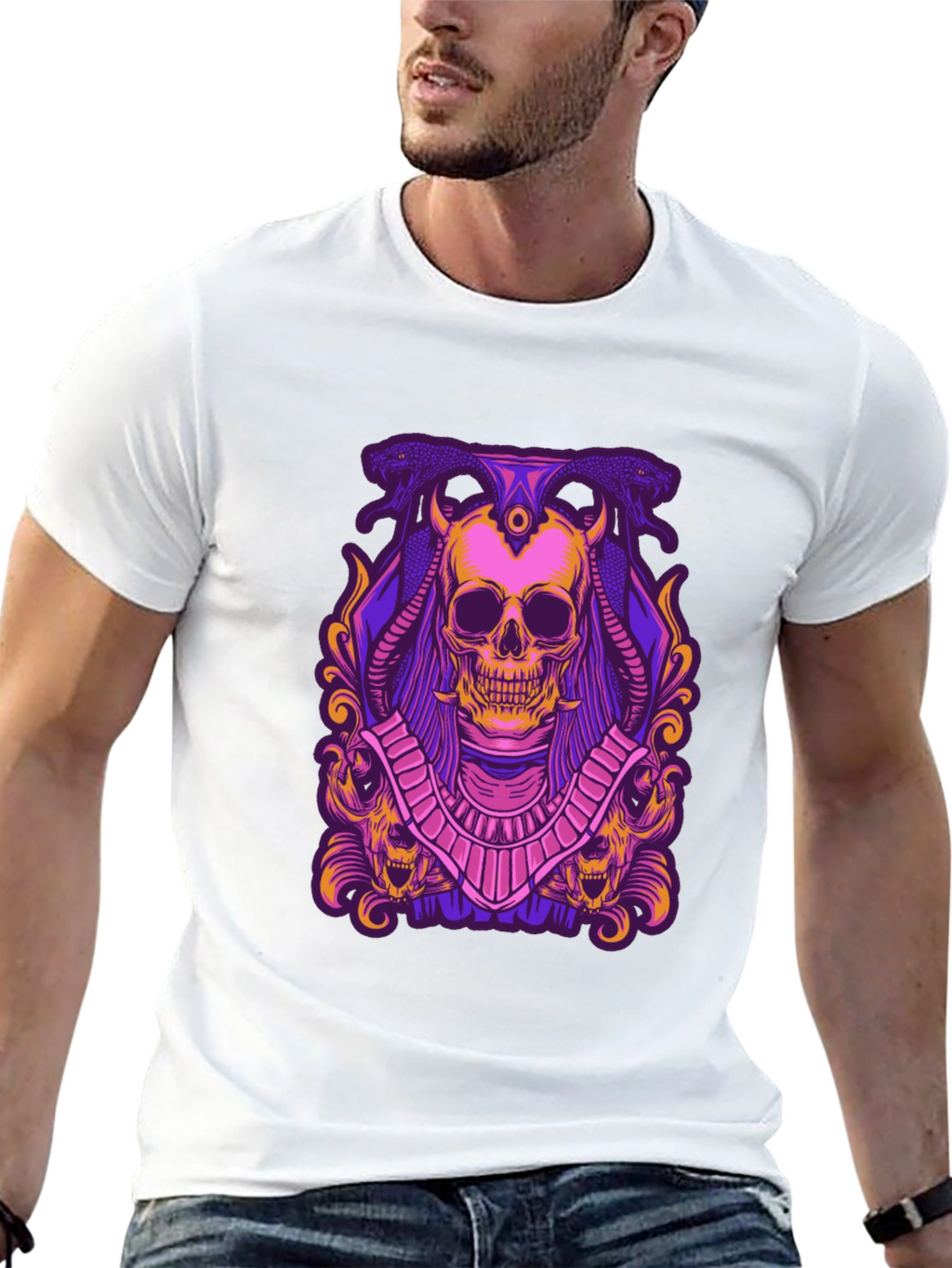 Skull Graphic T-Shirt - Unique Design