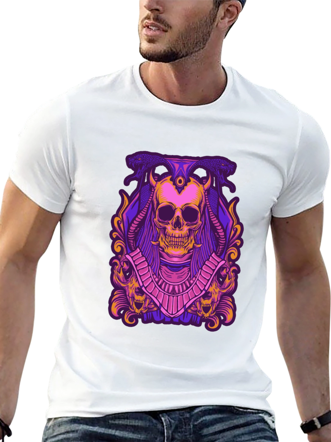 Skull Graphic T-Shirt - Unique Design