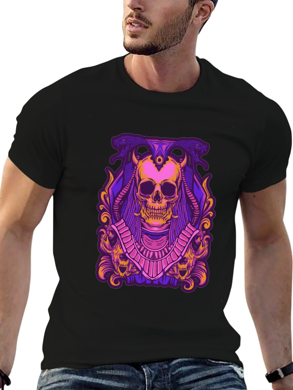Skull Graphic T-Shirt - Unique Design