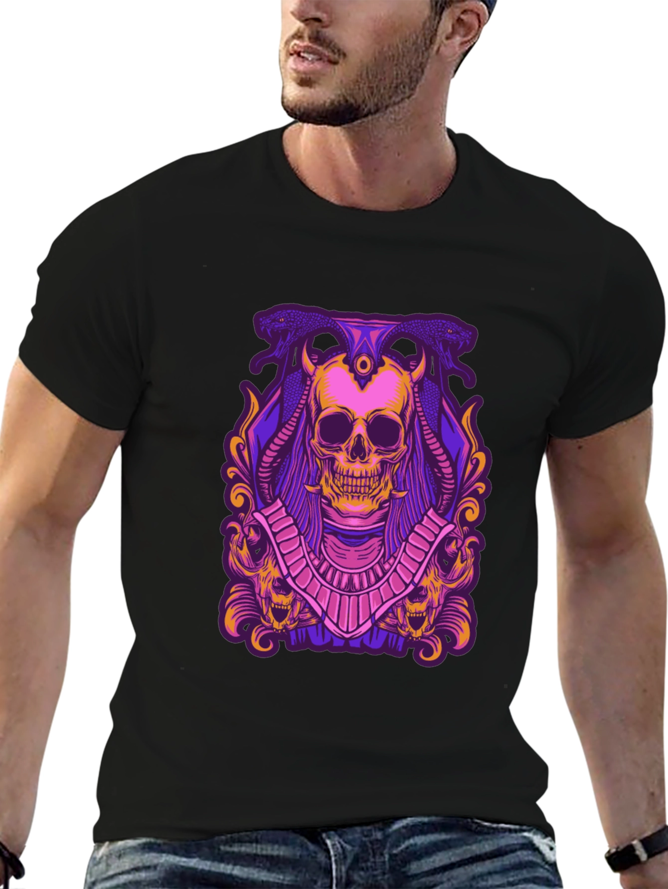 Skull Graphic T-Shirt - Unique Design
