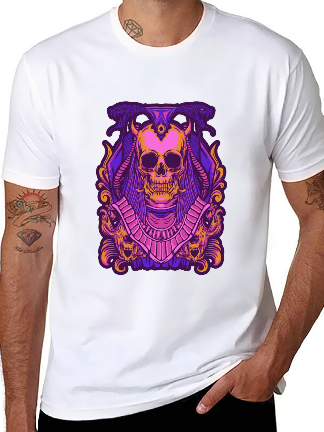 Skull Graphic T-Shirt - Unique Design