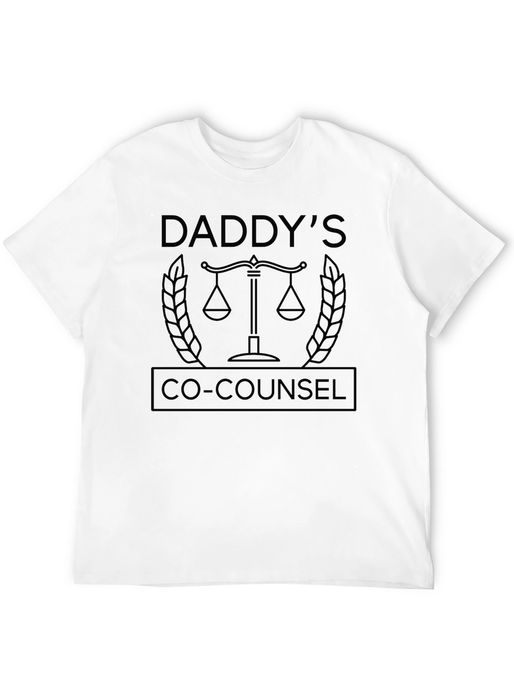 Daddys Co-Counsel T-Shirt - Law Father Humor