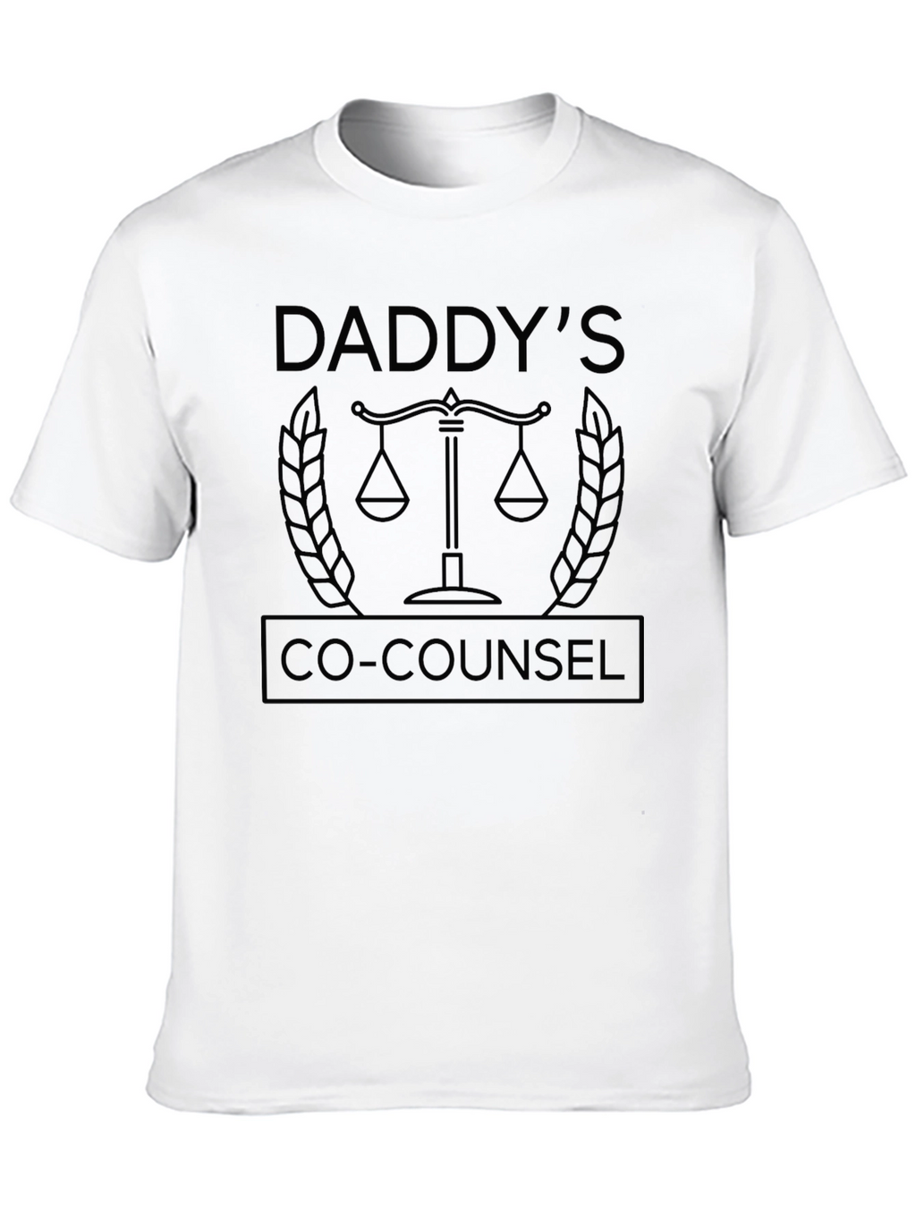 Daddys Co-Counsel T-Shirt - Law Father Humor